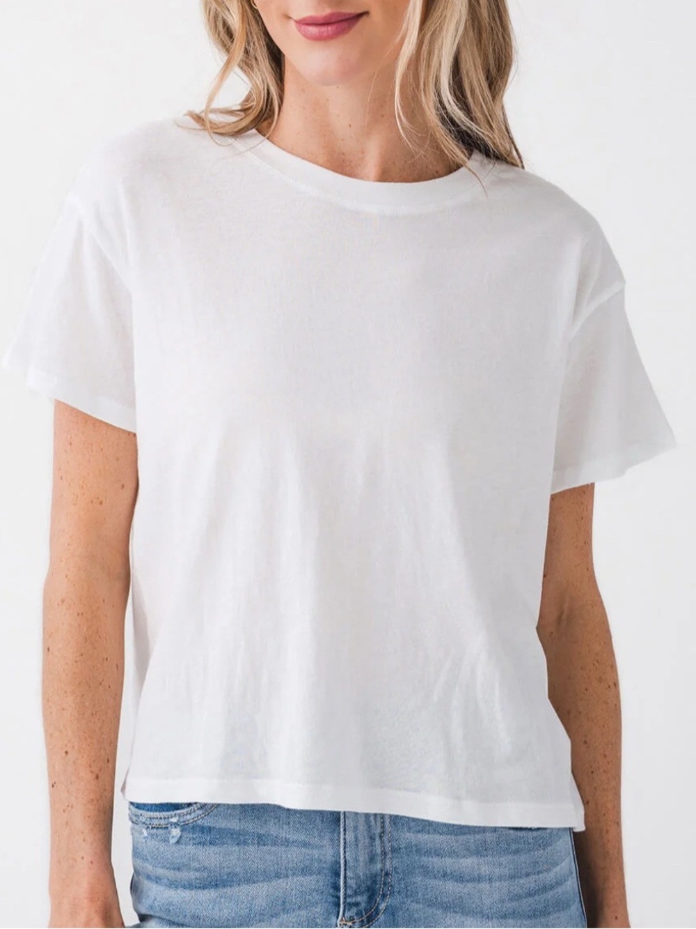 Z Supply Go To Tee in White Sz XS